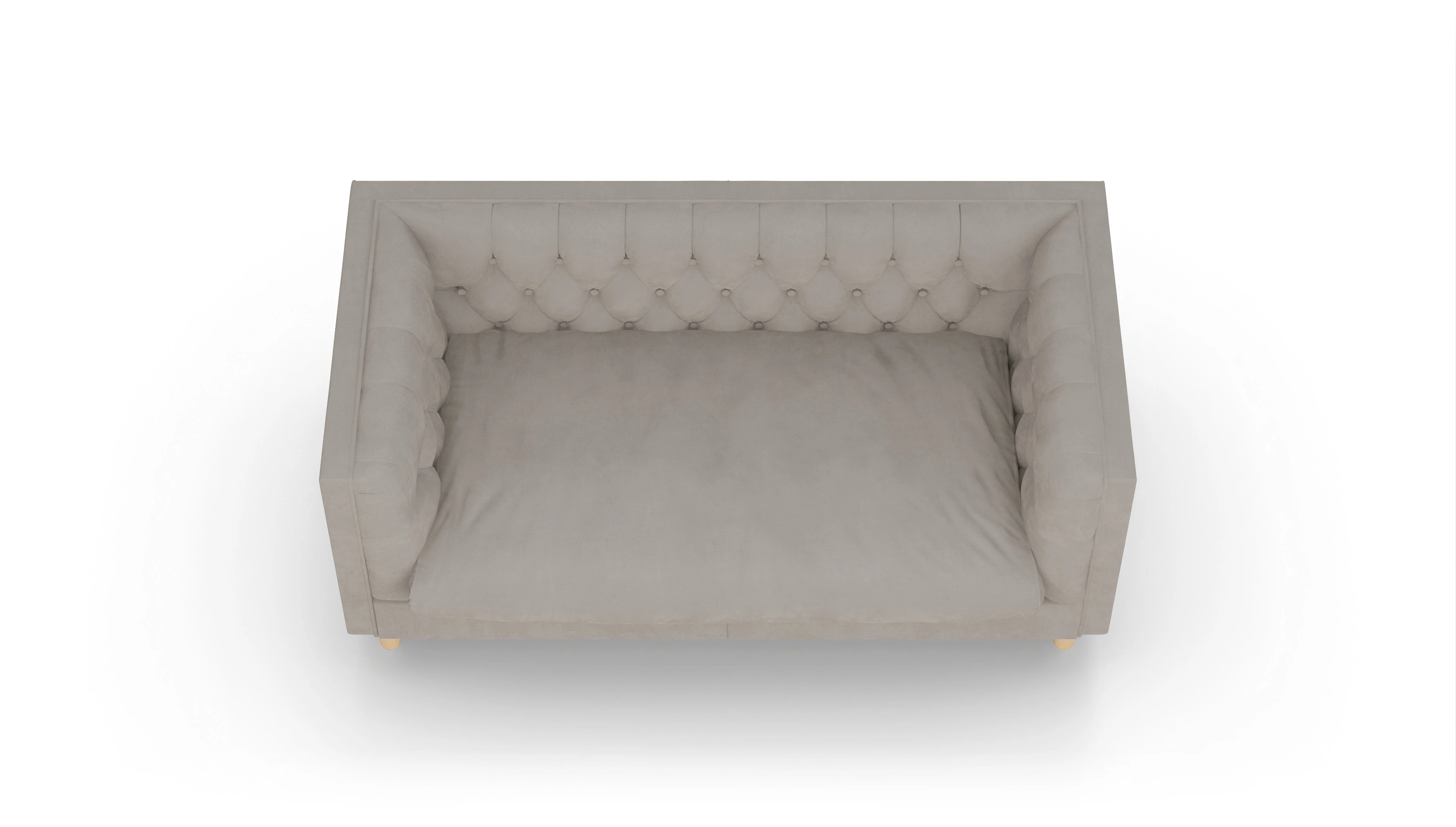 Ansicht des Produktes NewChester.01 2-Sitzer in Samt braun