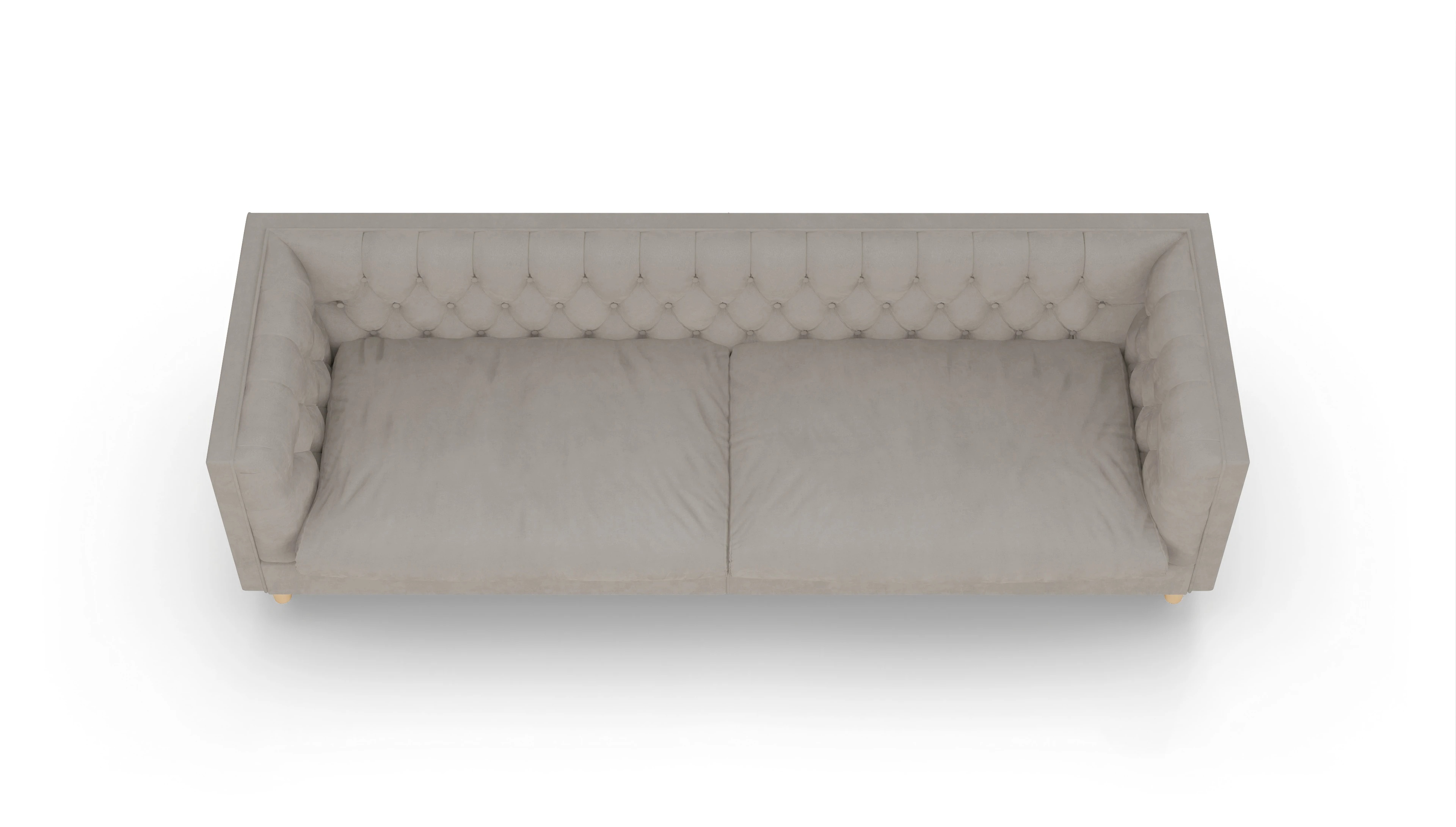 Ansicht des Produktes NewChester.01 3,5-Sitzer in Samt braun