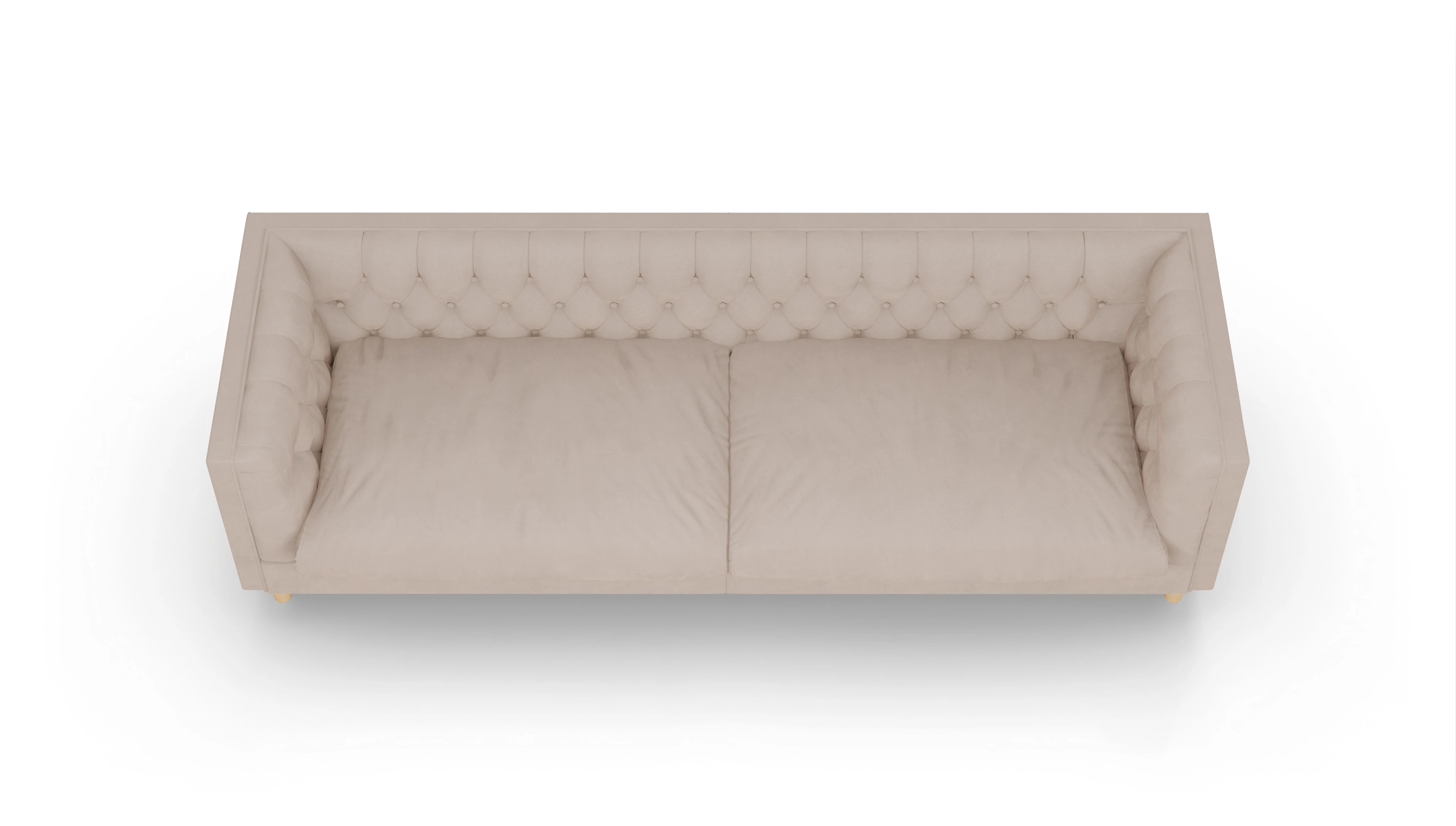 Ansicht des Produktes NewChester.01 3,5-Sitzer in Samt beige