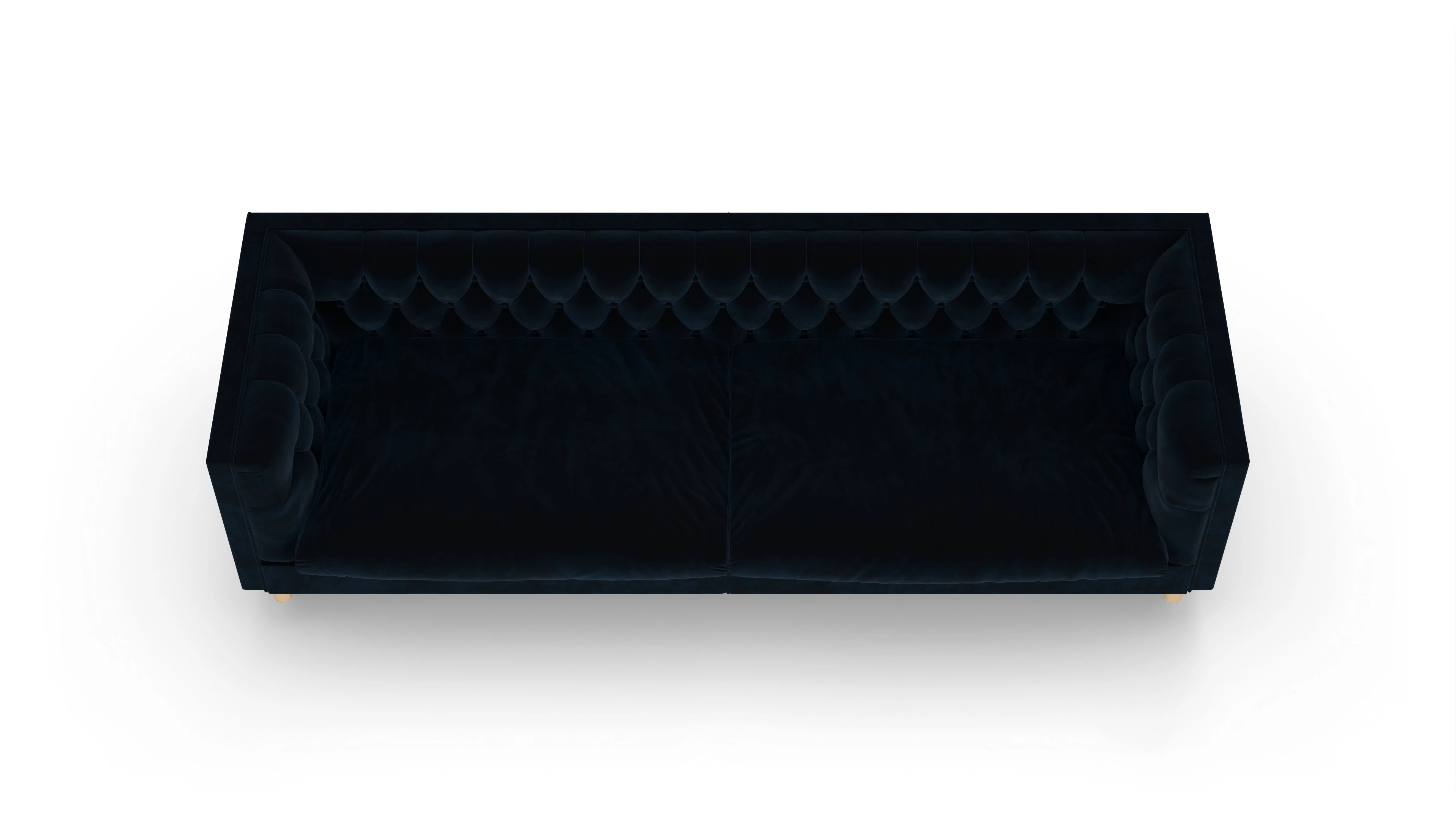Ansicht des Produktes NewChester.01 3,5-Sitzer in Samt blau
