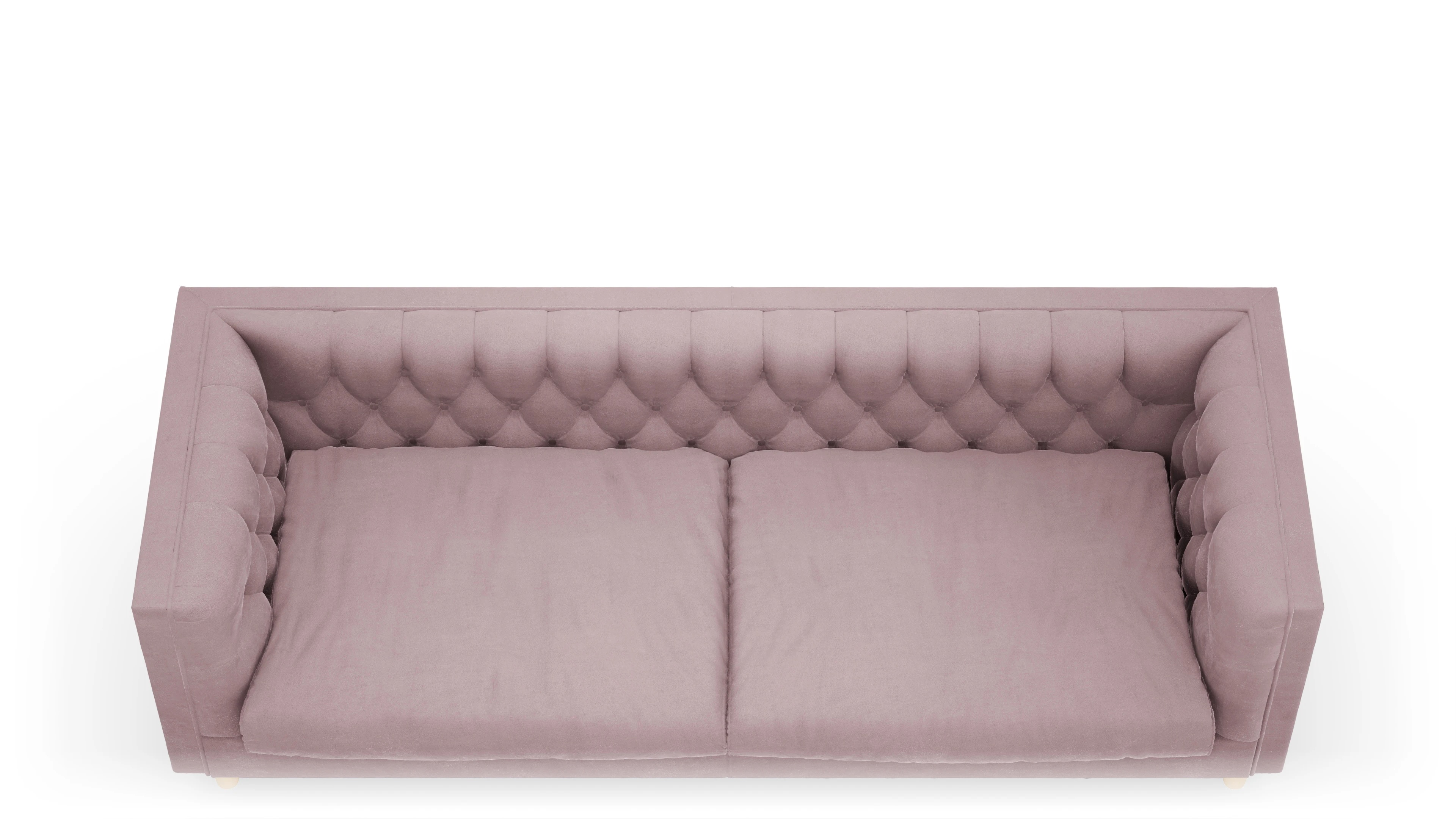 Ansicht des Produktes NewChester.01 3-Sitzer in Samt rot