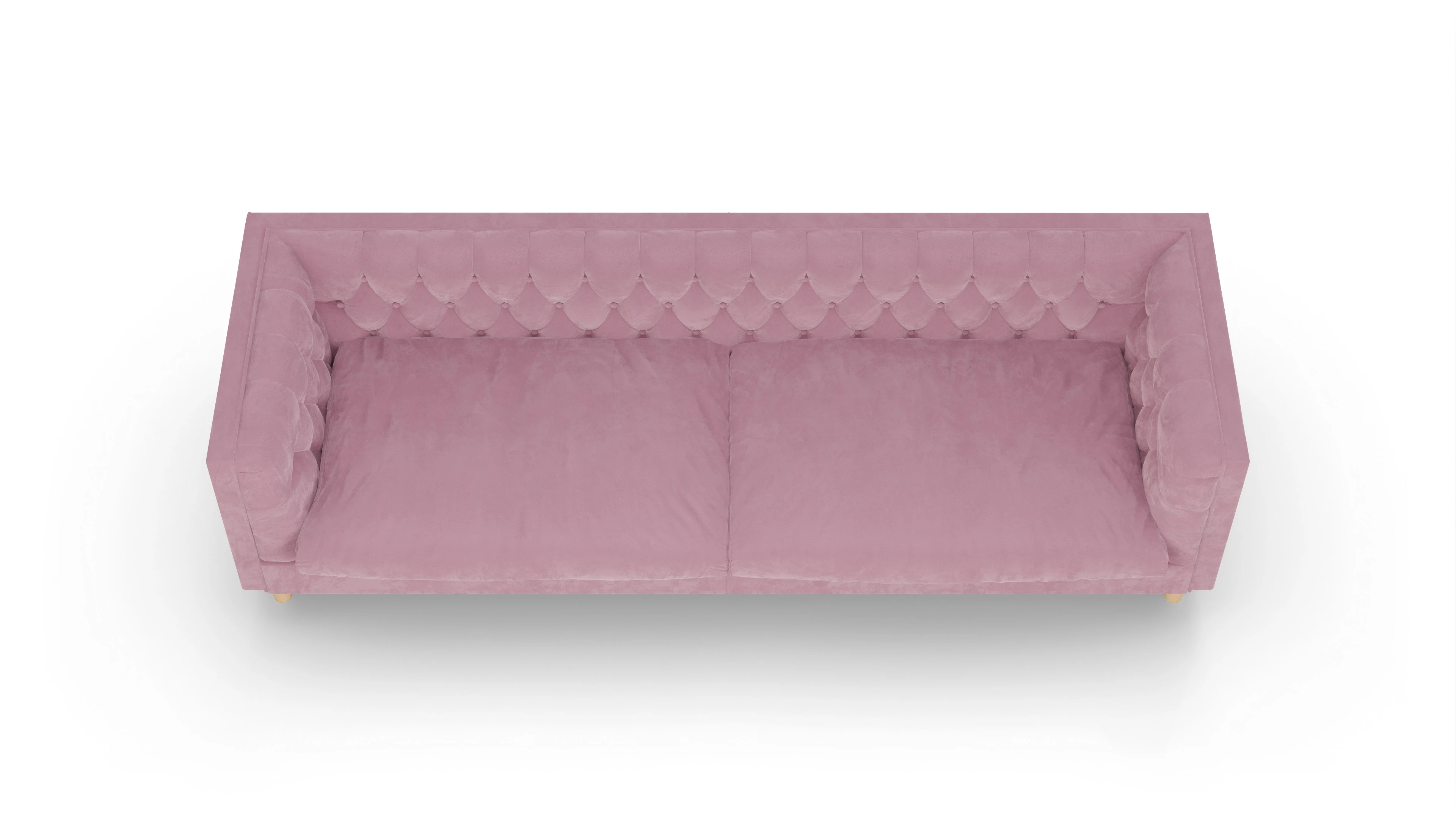 Ansicht des Produktes NewChester.01 3,5-Sitzer in Samt rot