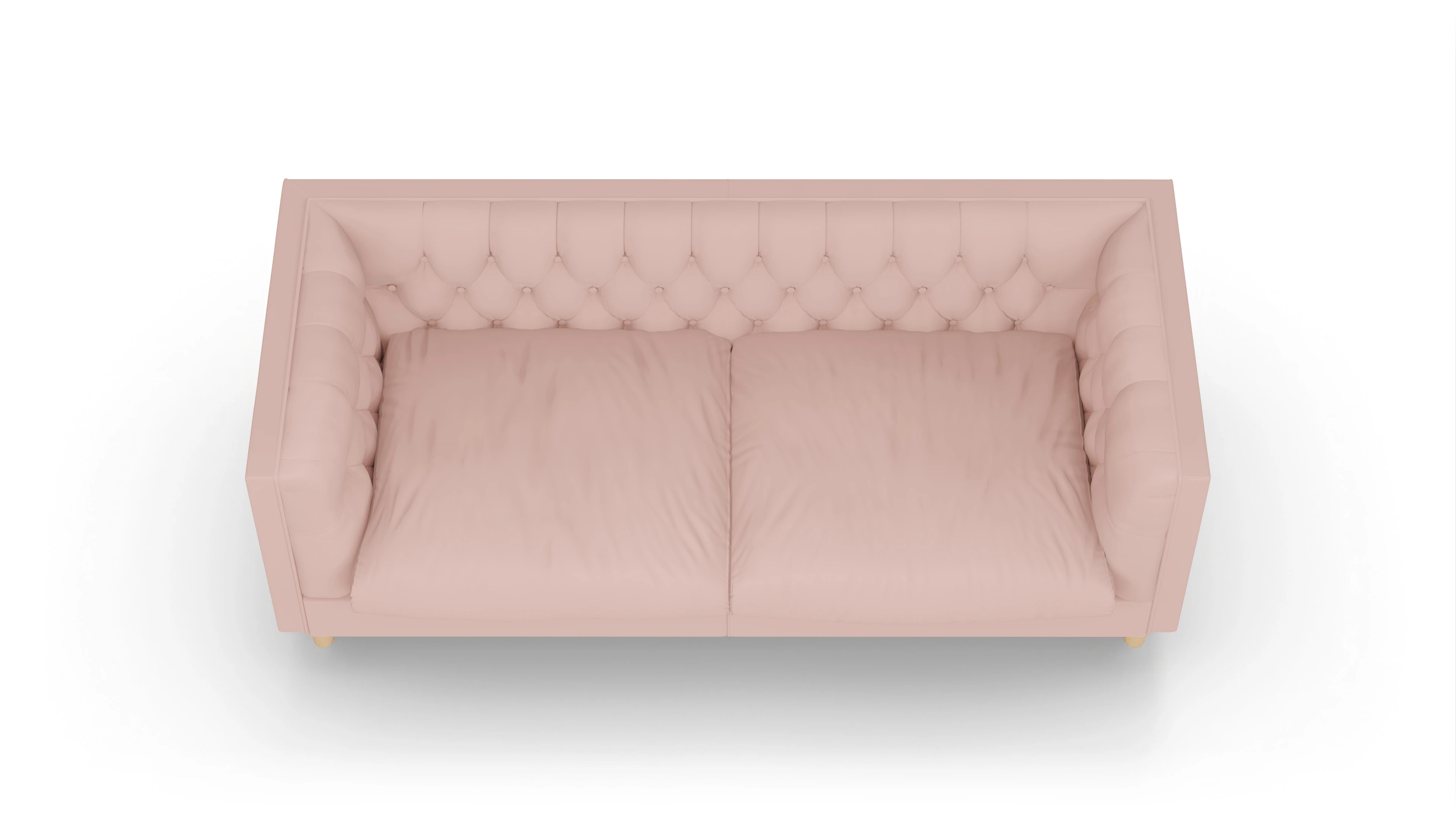 Ansicht des Produktes NewChester.01 2,5-Sitzer in Samt rot