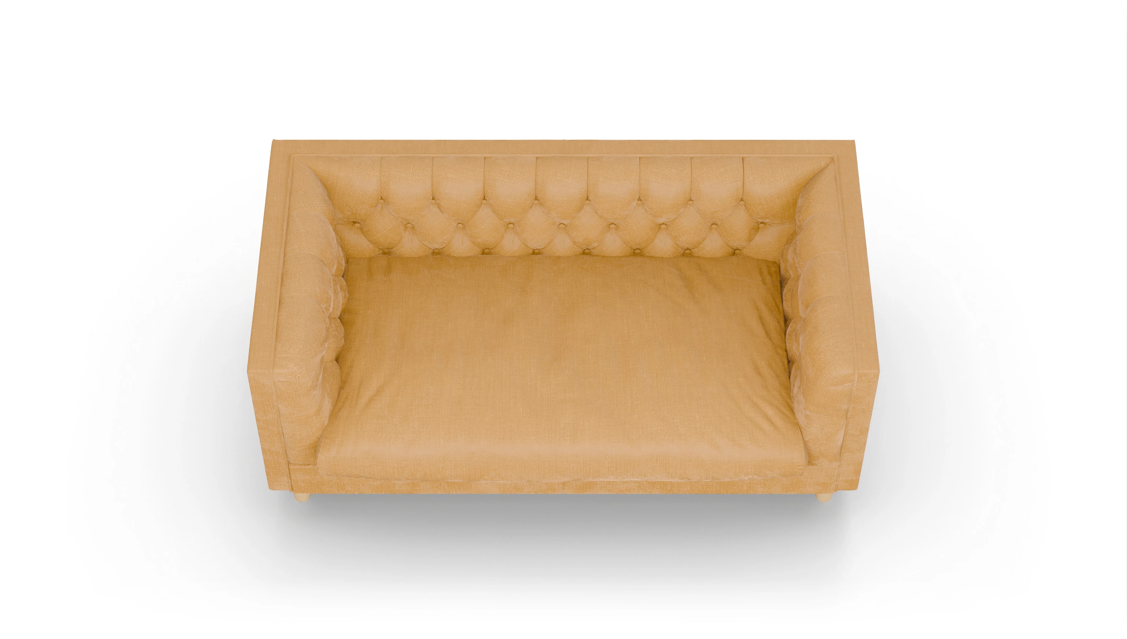 Ansicht des Produktes NewChester.01 2-Sitzer in Stoff gelb