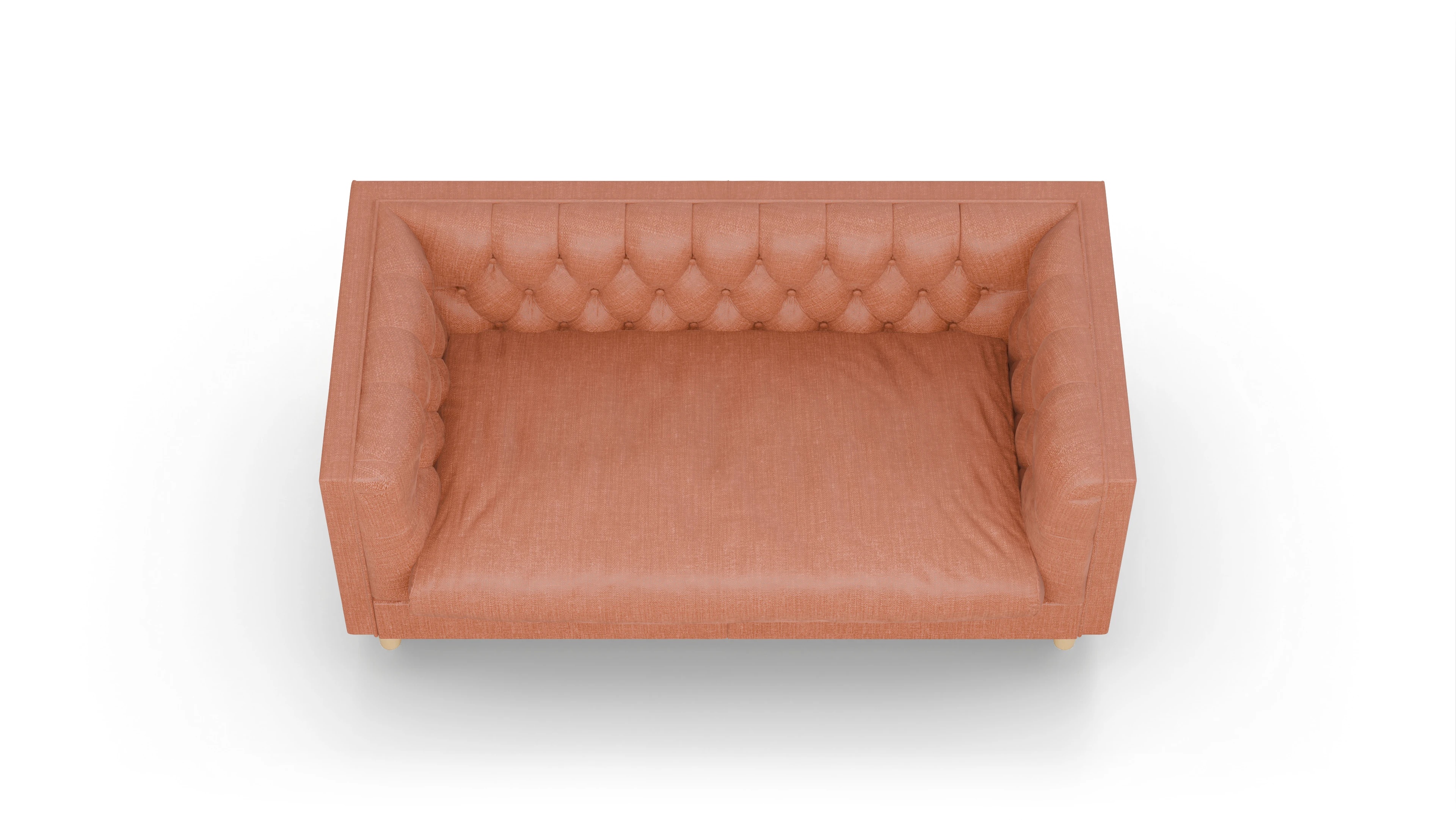 Ansicht des Produktes NewChester.01 2-Sitzer in Stoff orange