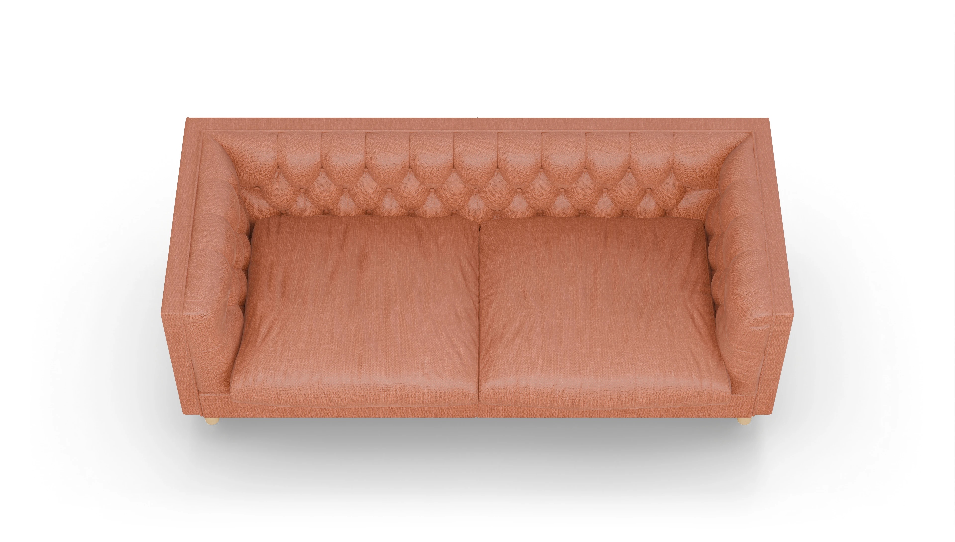 Ansicht des Produktes NewChester.01 2,5-Sitzer in Stoff orange