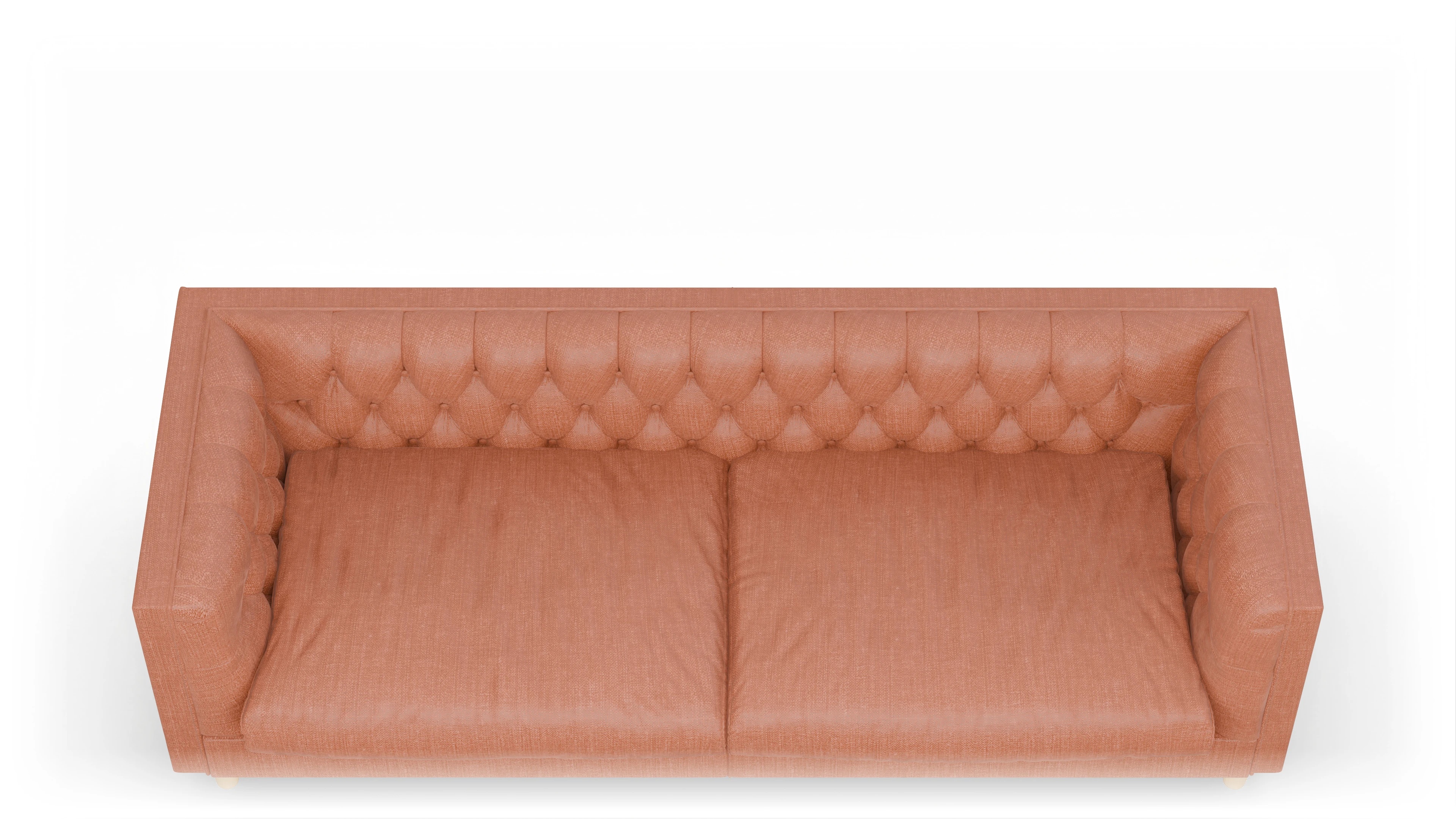 Ansicht des Produktes NewChester.01 3-Sitzer in Stoff orange