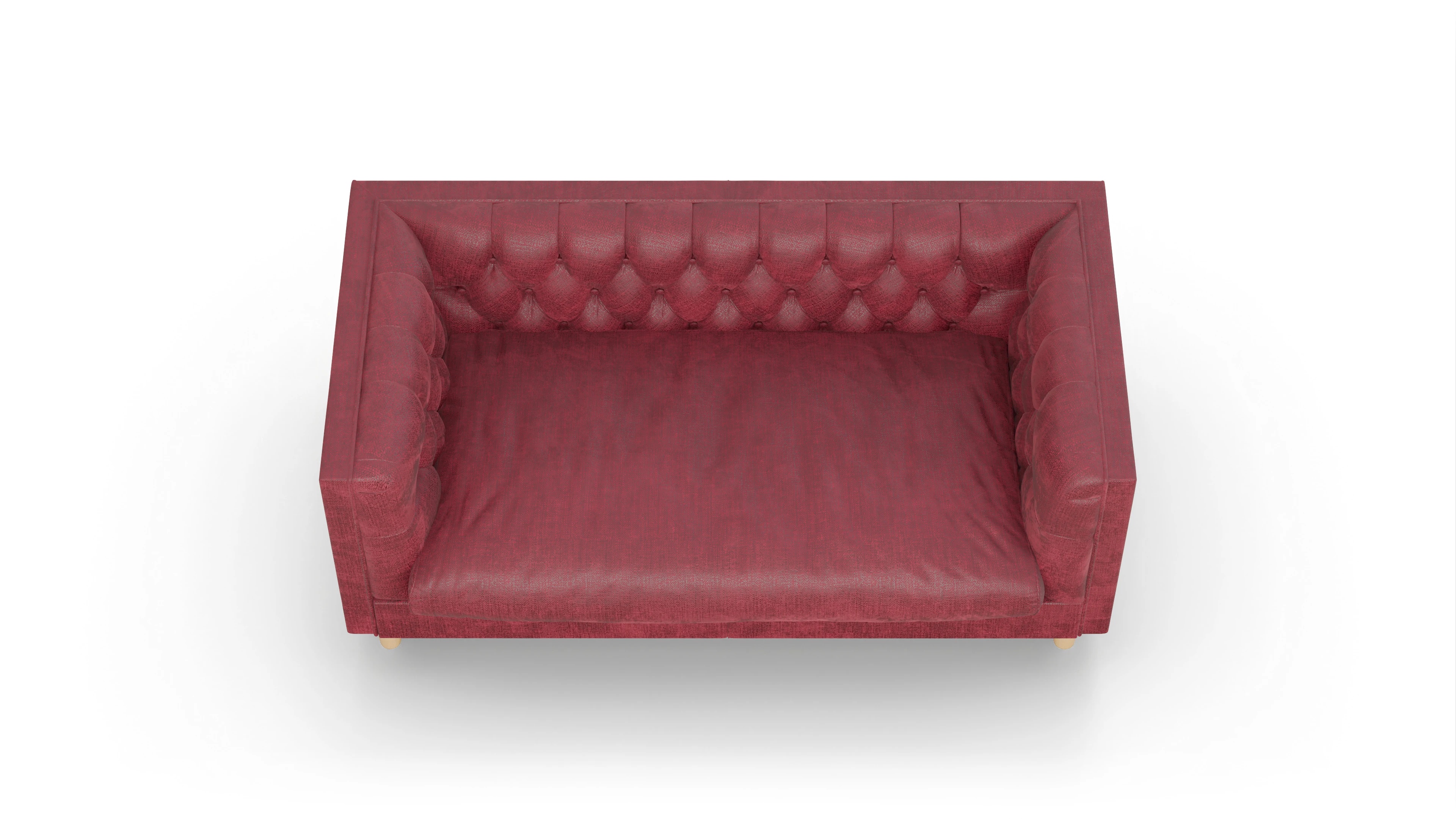Ansicht des Produktes NewChester.01 2-Sitzer in Stoff rot