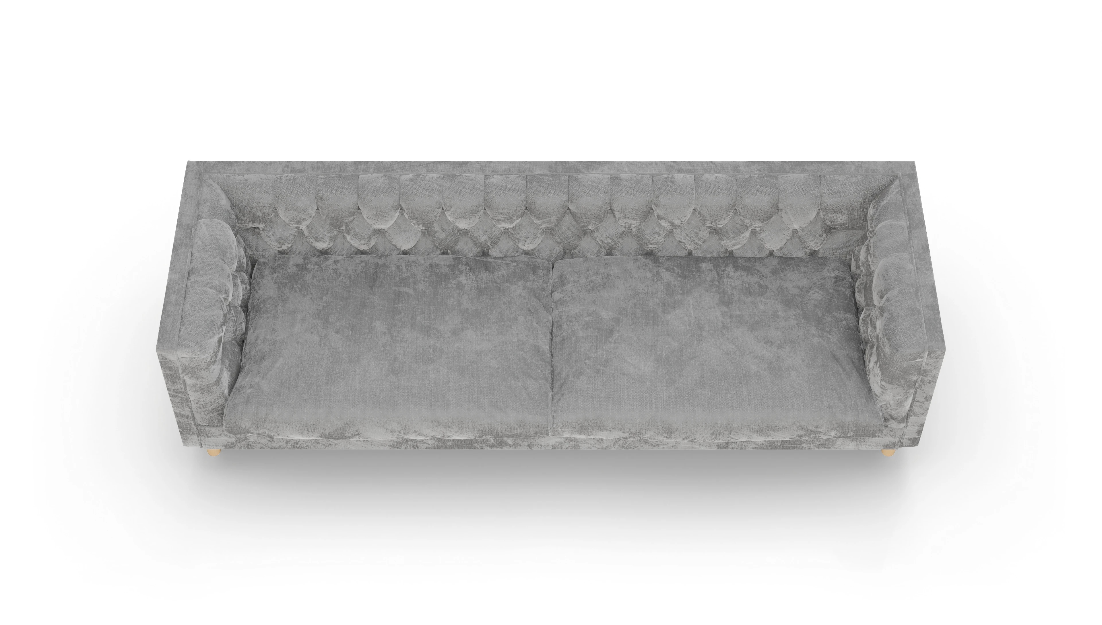 Ansicht des Produktes NewChester.01 3,5-Sitzer in Stoff grau