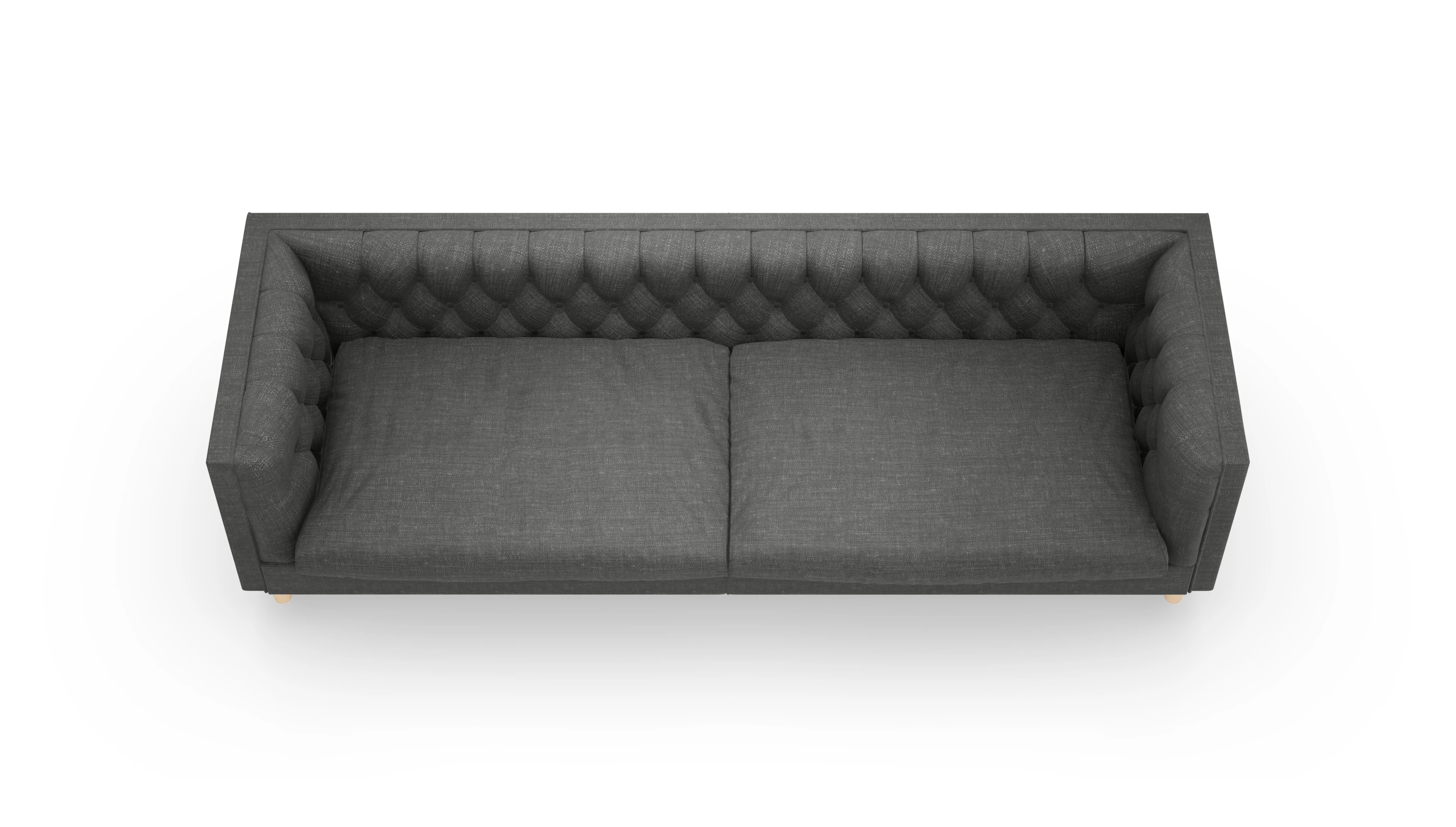 Ansicht des Produktes NewChester.01 3,5-Sitzer in Stoff grau