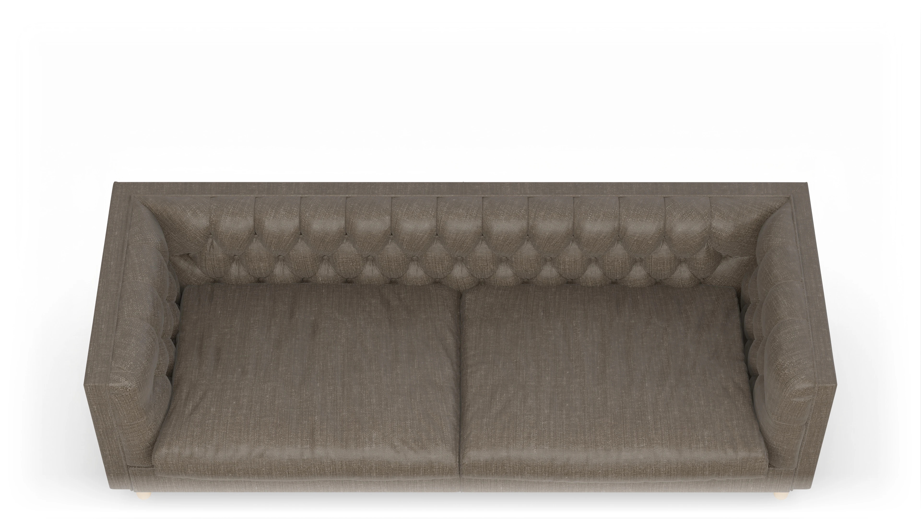 Ansicht des Produktes NewChester.01 3-Sitzer in Stoff braun