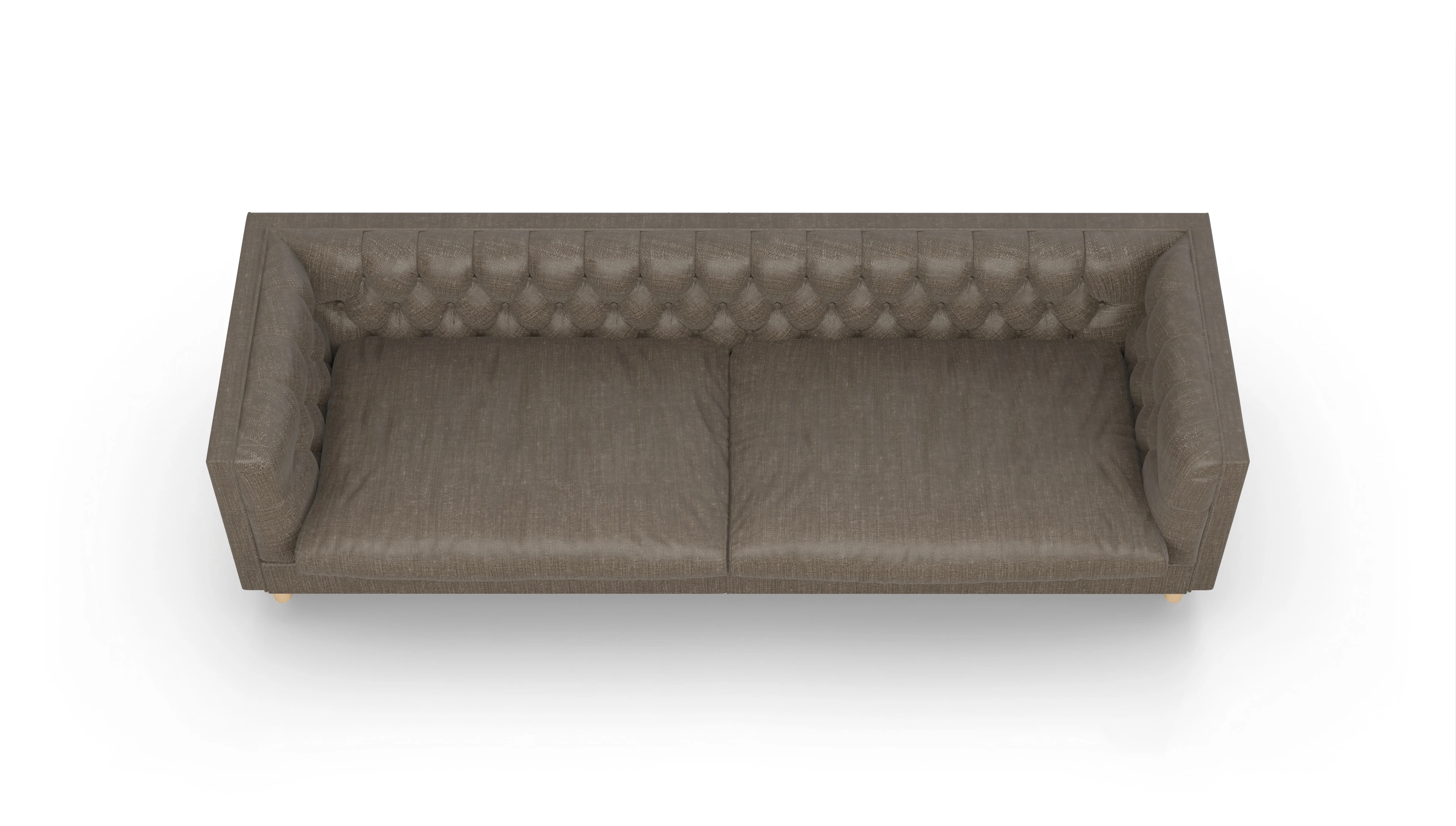 Ansicht des Produktes NewChester.01 3,5-Sitzer in Stoff braun