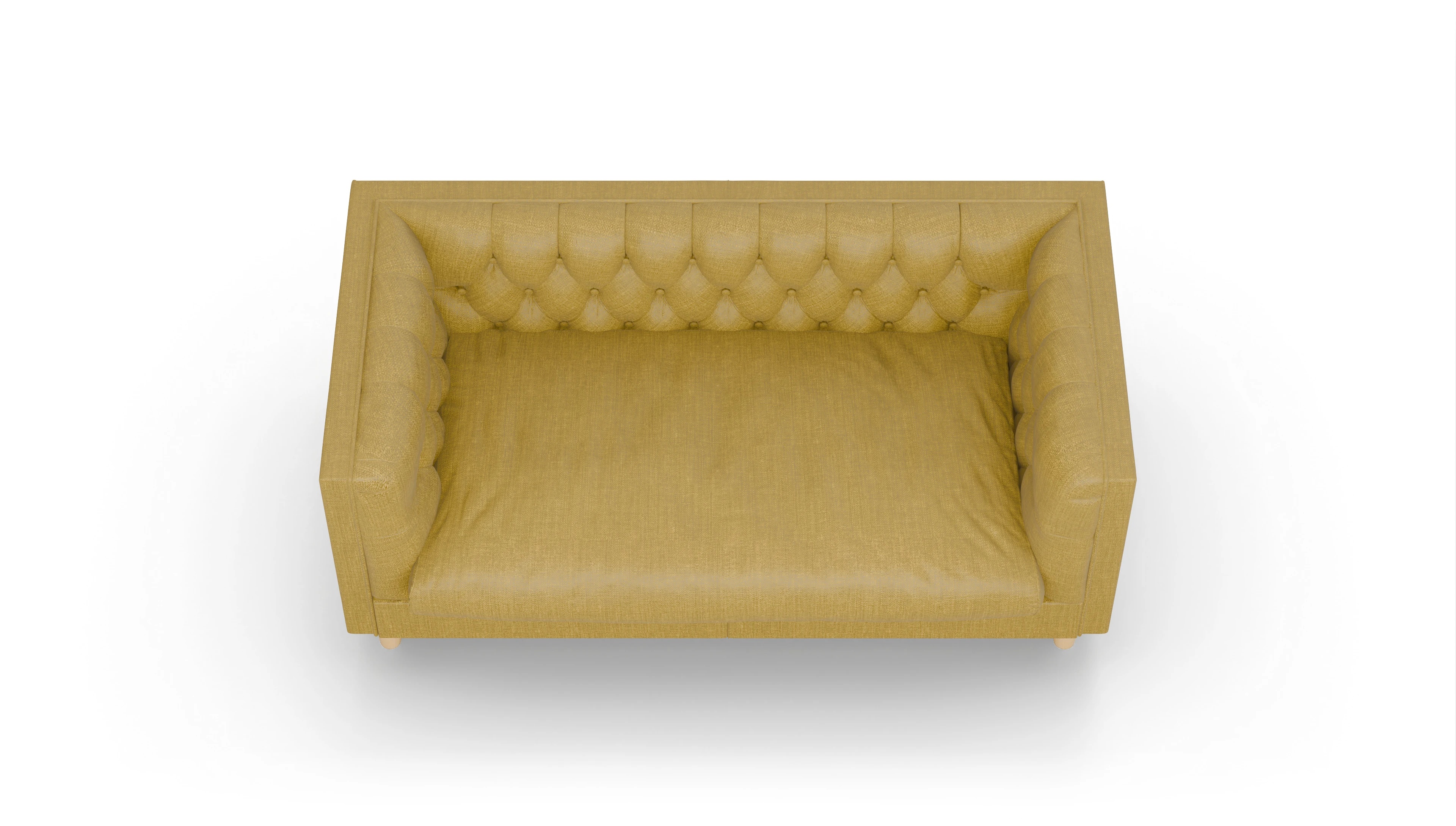 Ansicht des Produktes NewChester.01 2-Sitzer in Stoff gelb