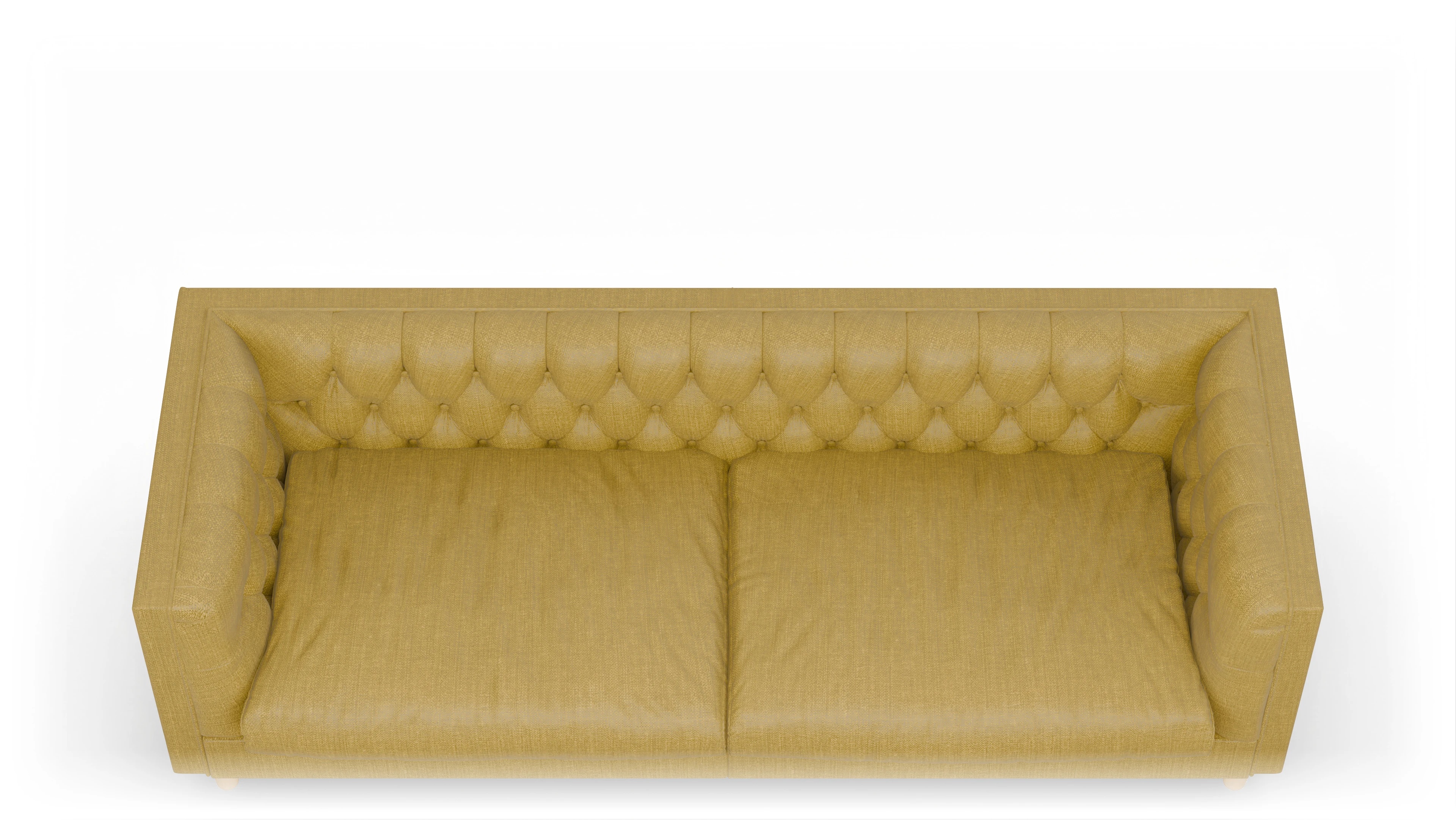 Ansicht des Produktes NewChester.01 3-Sitzer in Stoff gelb