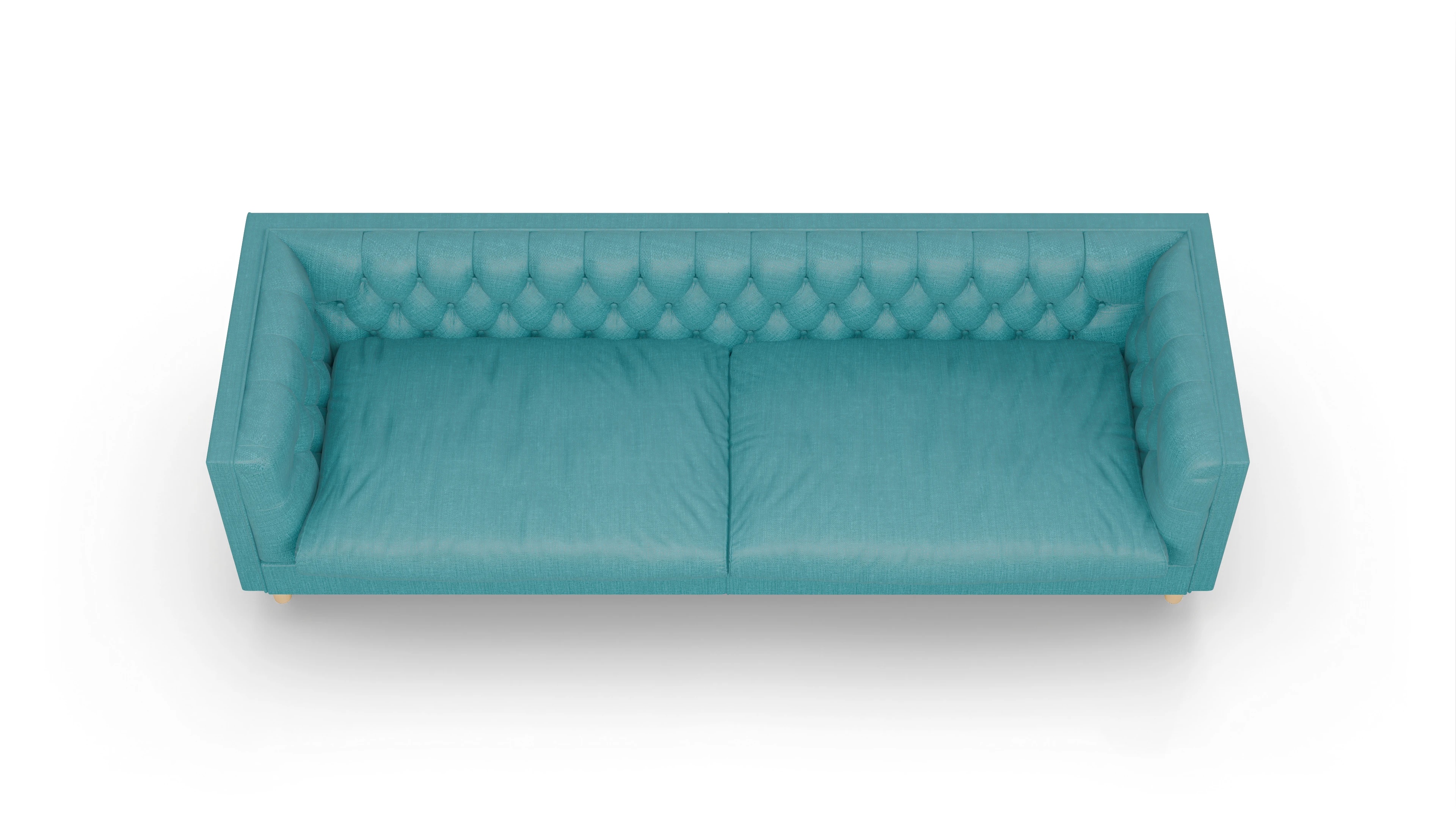 Ansicht des Produktes NewChester.01 3,5-Sitzer in Stoff blau