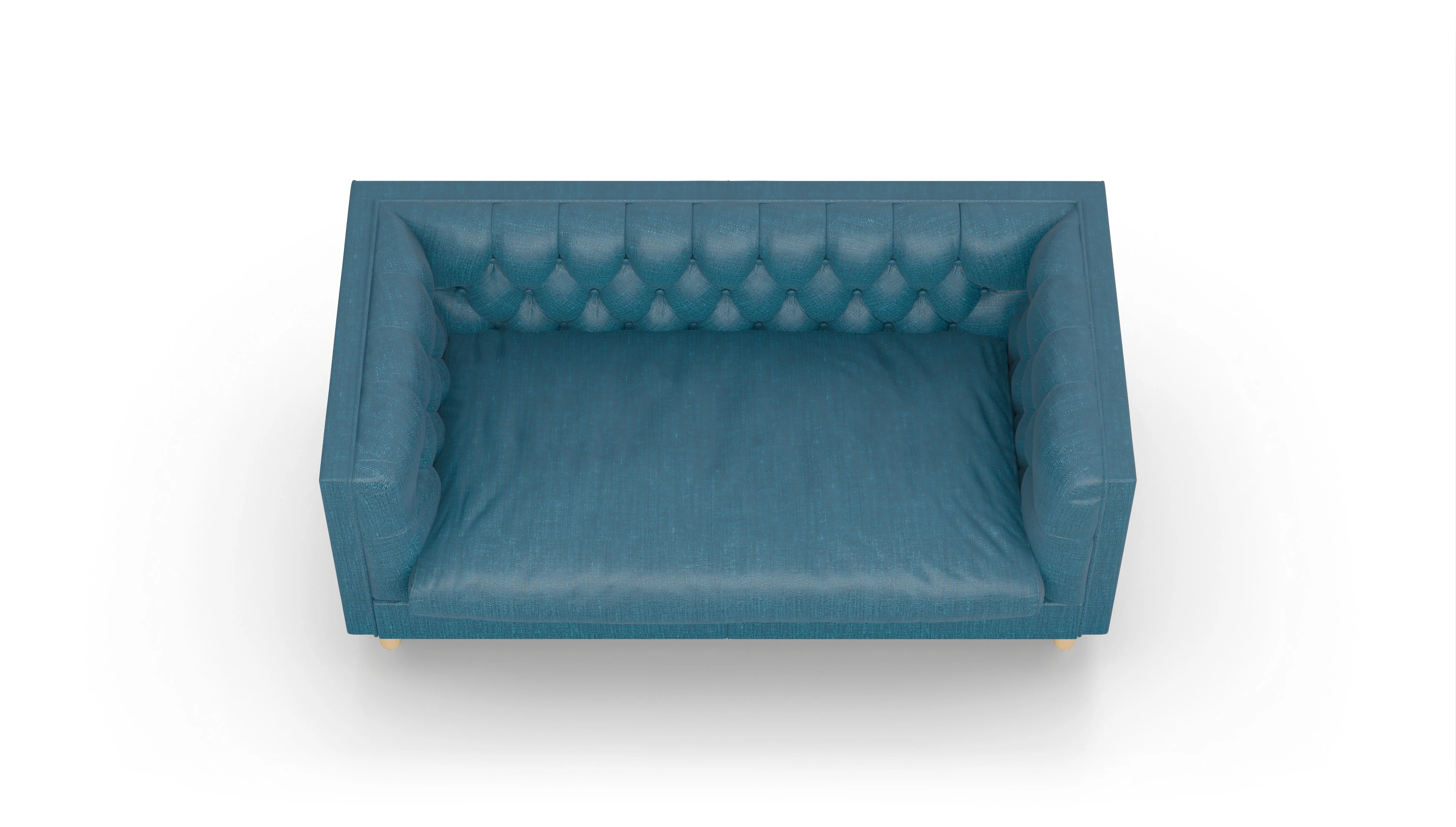 Ansicht des Produktes NewChester.01 2-Sitzer in Stoff blau
