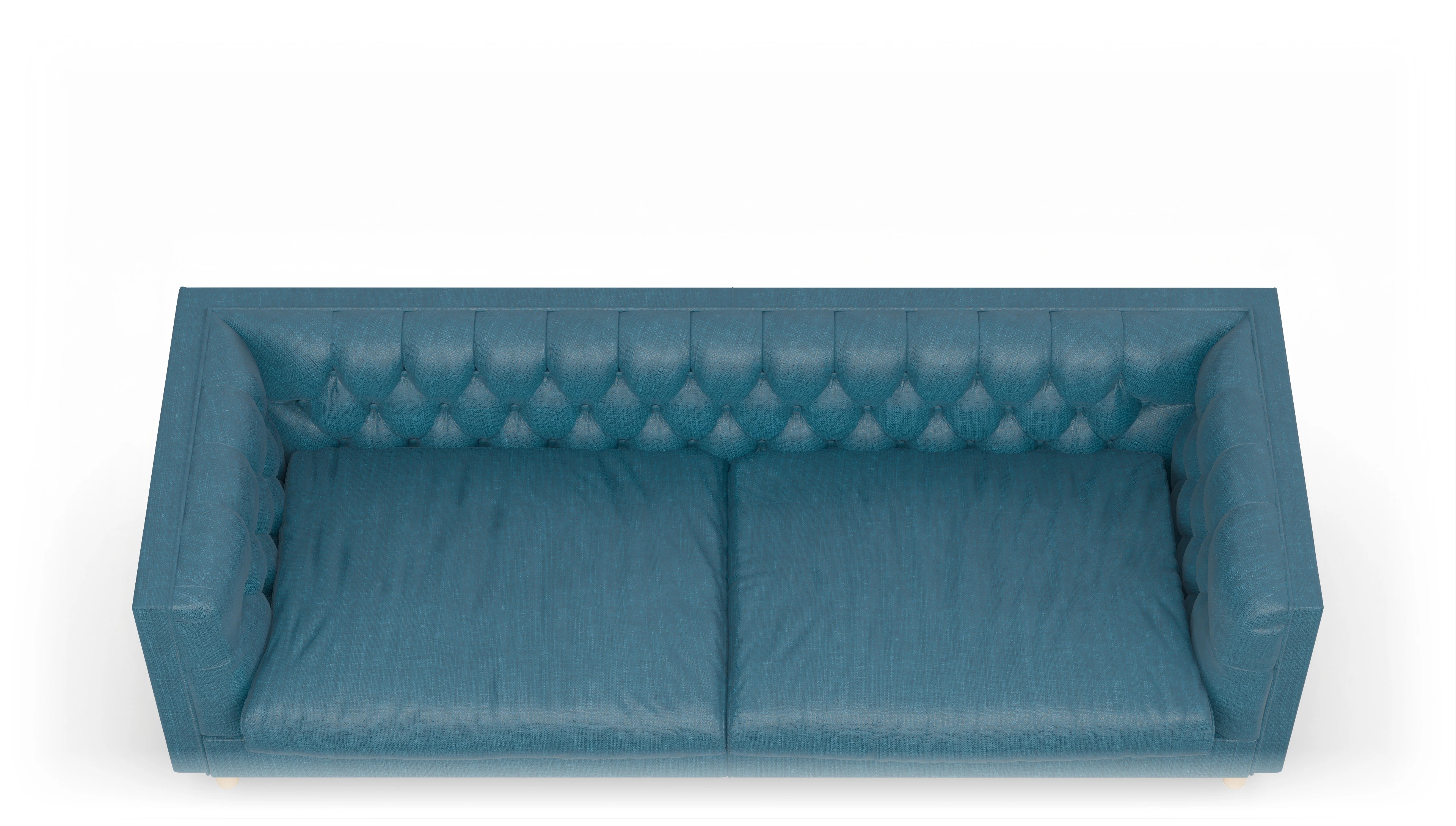 Ansicht des Produktes NewChester.01 3-Sitzer in Stoff blau