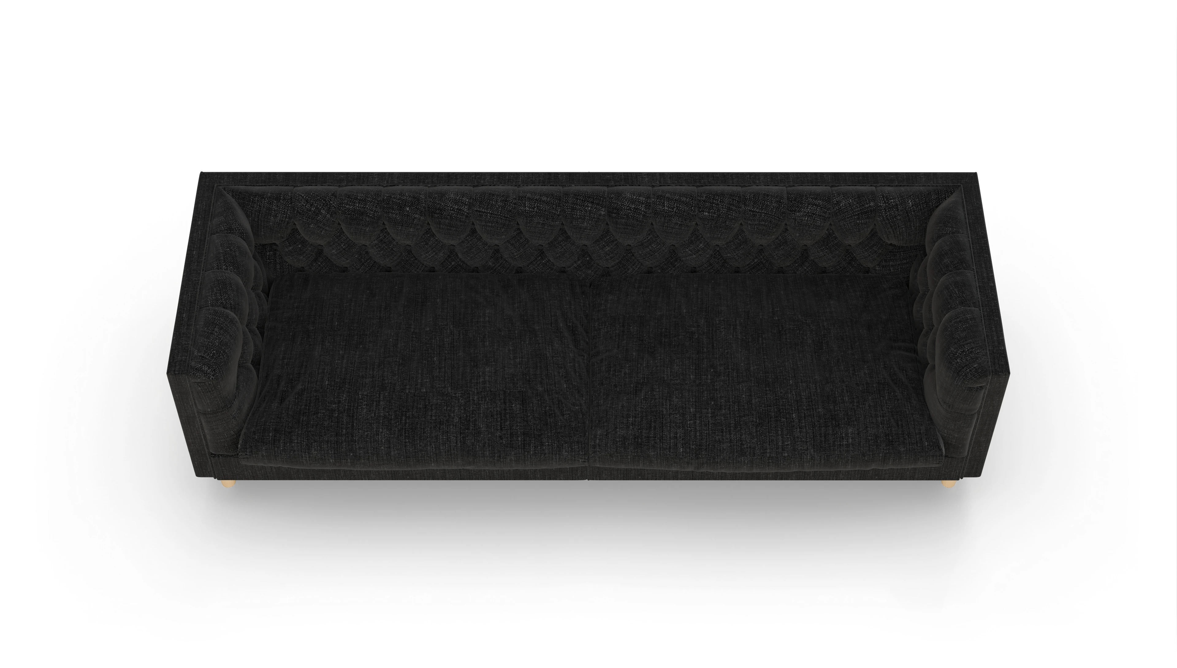Ansicht des Produktes NewChester.01 3,5-Sitzer in Stoff schwarz