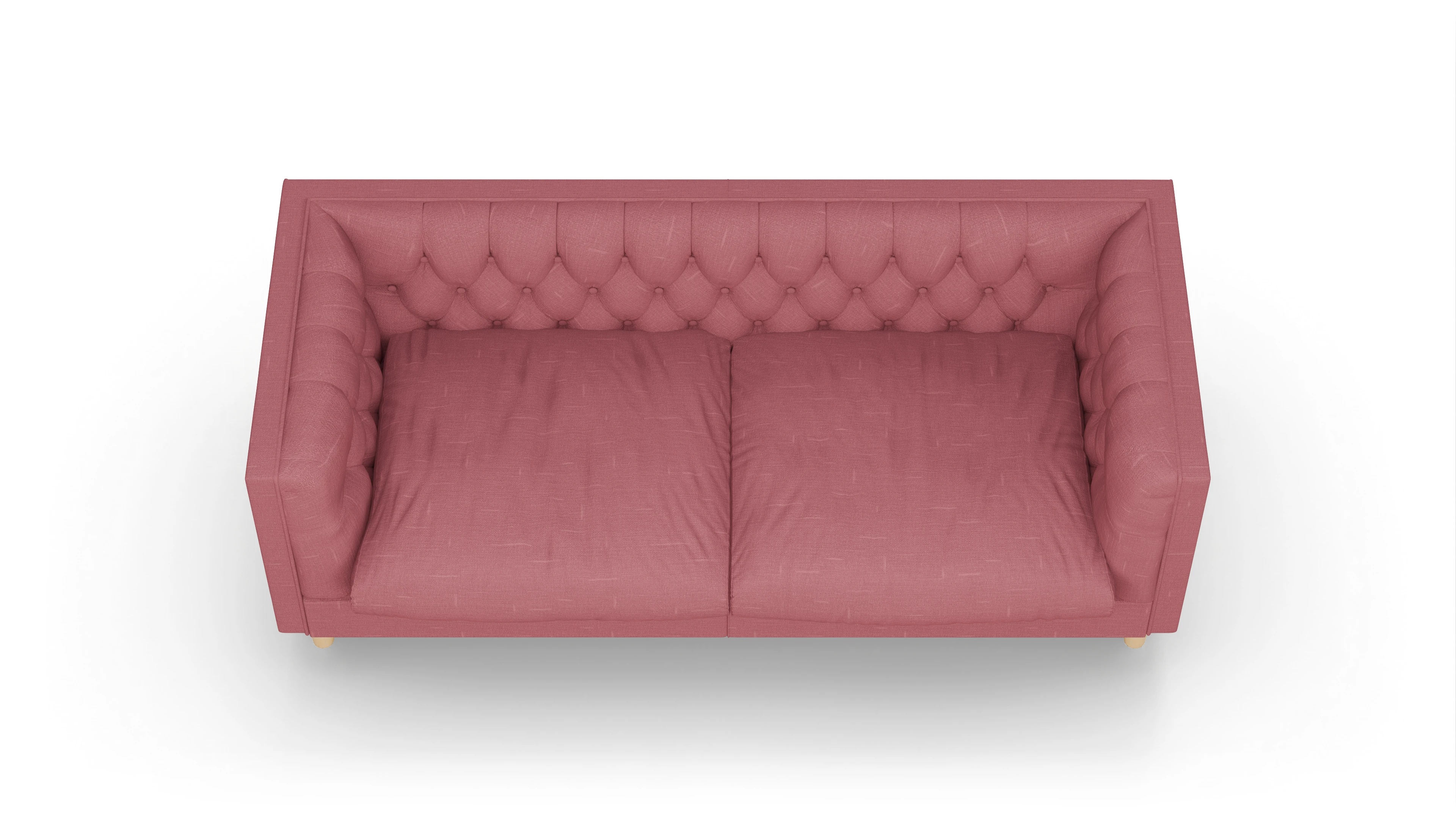Ansicht des Produktes NewChester.01 2,5-Sitzer in Stoff rot