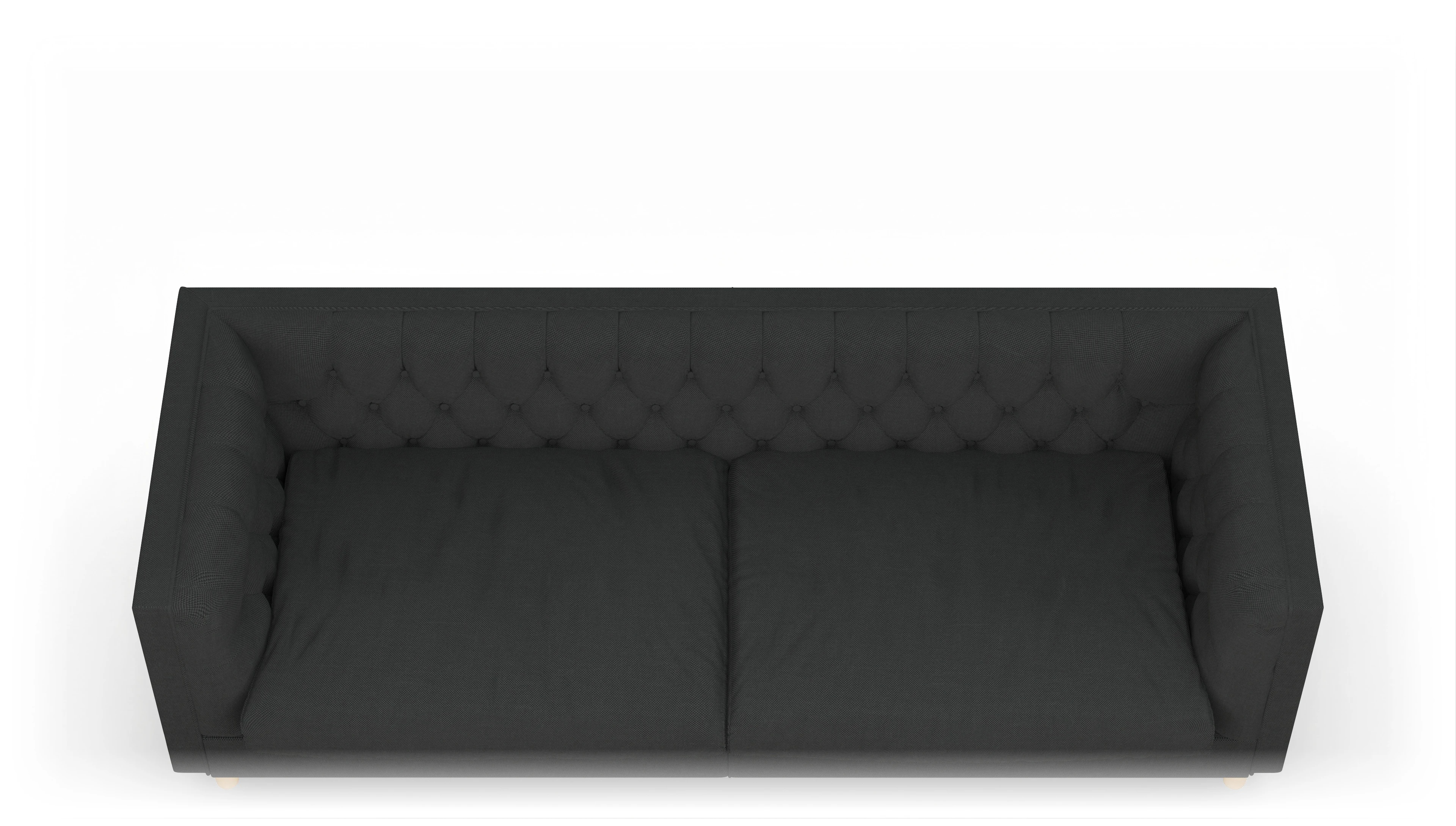 Ansicht des Produktes NewChester.01 3-Sitzer in Stoff schwarz