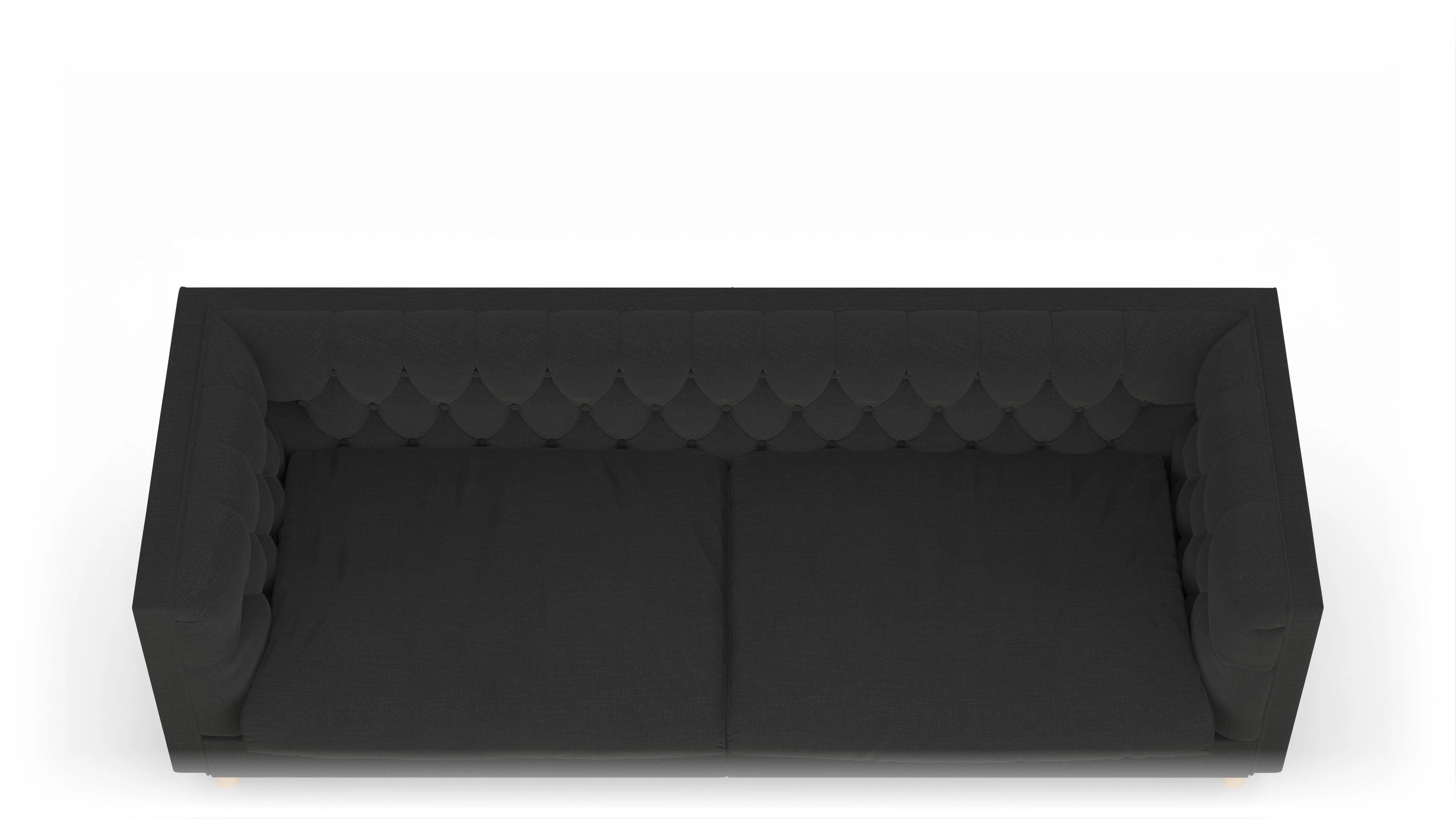 Ansicht des Produktes NewChester.01 3-Sitzer in Stoff schwarz